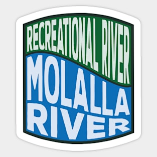 Molalla River Recreational River Wave Sticker